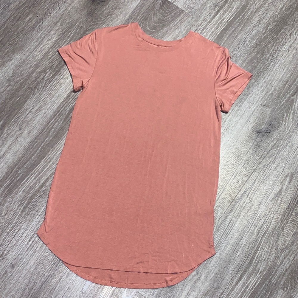 Stars above ~ Coral Pink Short Sleeve Nightshirt